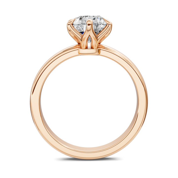 Riley Six Prong Solitaire Ring