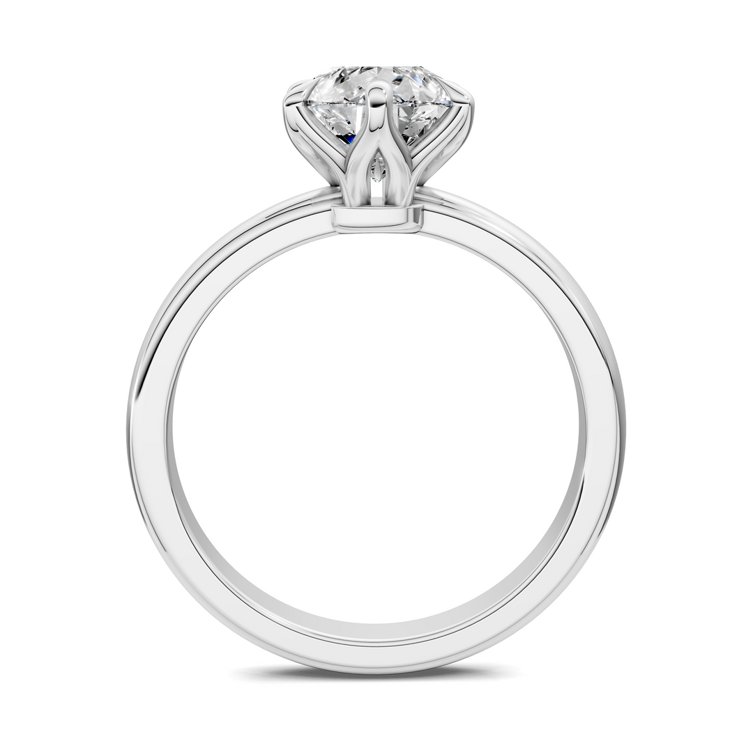 Riley Six Prong Solitaire Ring Setting