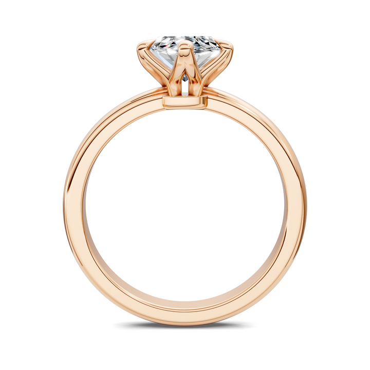 Riley Six Prong Solitaire Ring