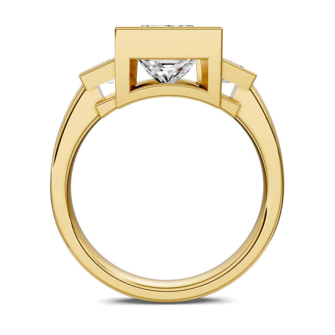Lakelynn Bezel Three Stone Ring