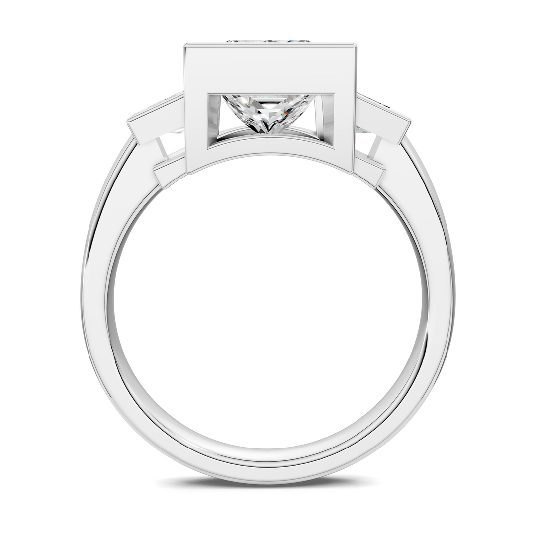 Lakelynn Bezel Three Stone Ring