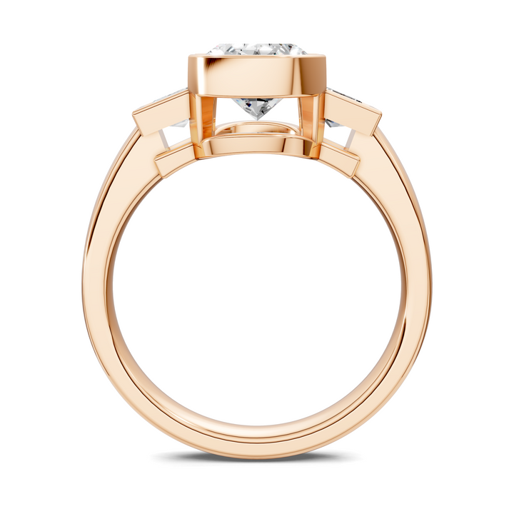 Lakelynn Bezel Three Stone Ring
