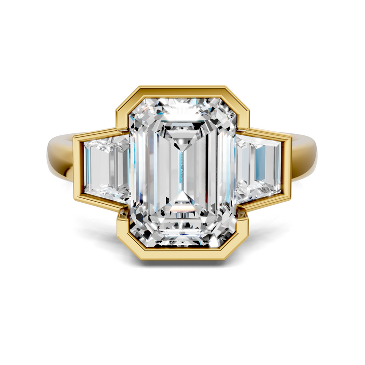 Lakelynn Bezel Three Stone Ring