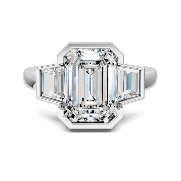 Lakelynn Bezel Three Stone Ring