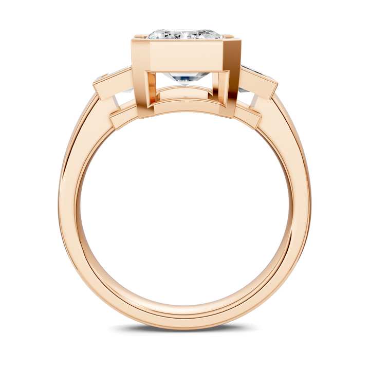 Lakelynn Bezel Three Stone Ring