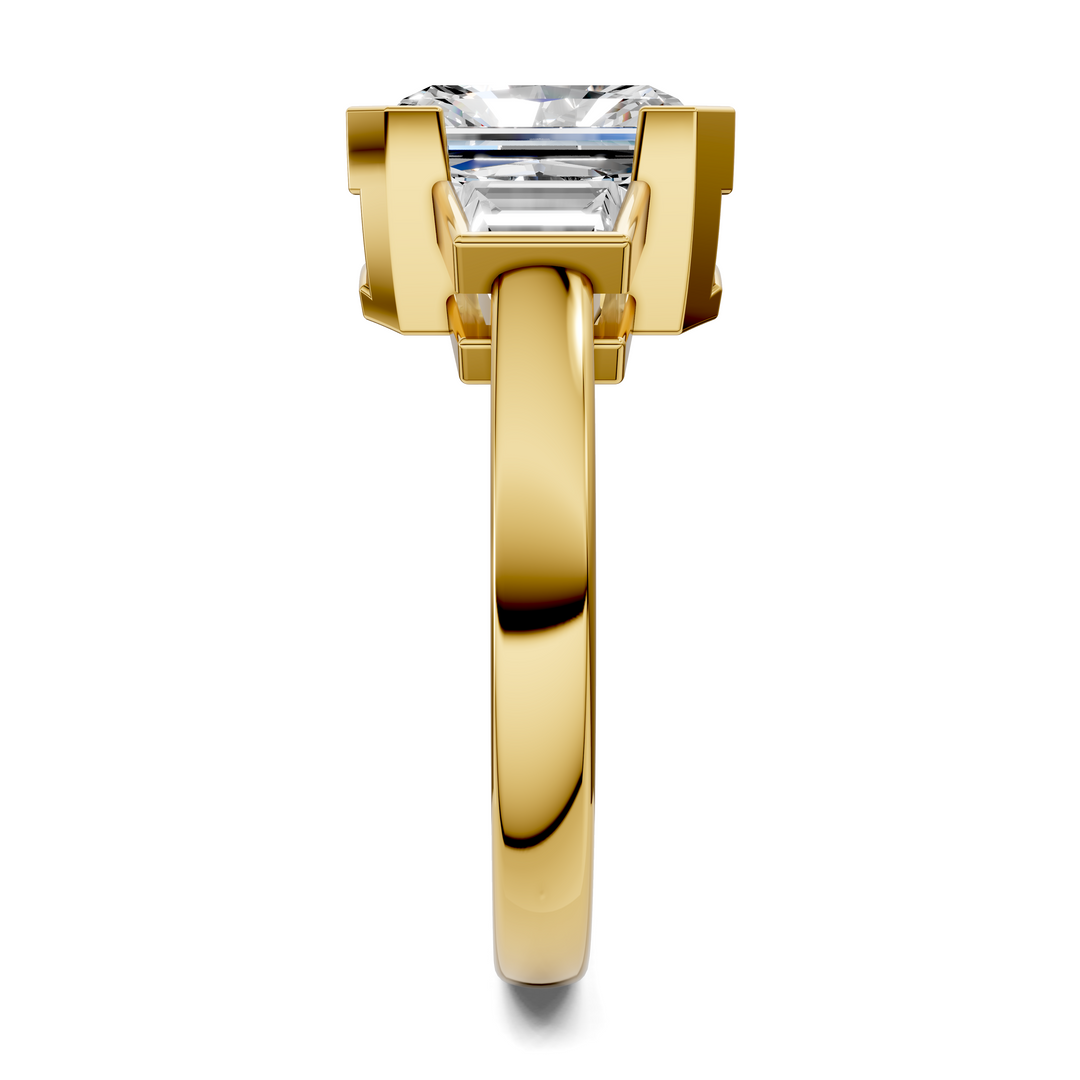 Lakelynn Bezel Three Stone Ring