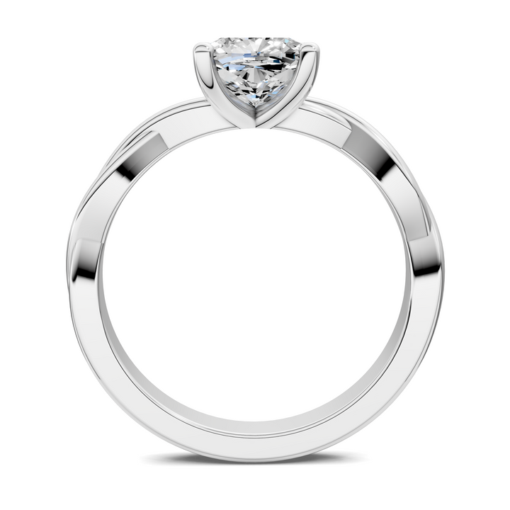 Emely Twisted Vine Solitaire Ring