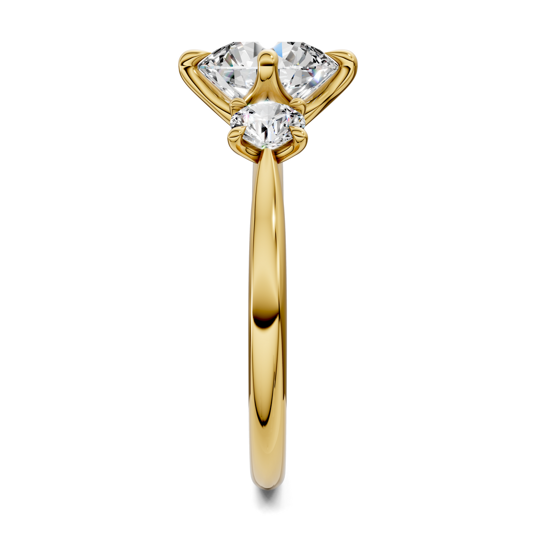 Taryn Three Stone Ring