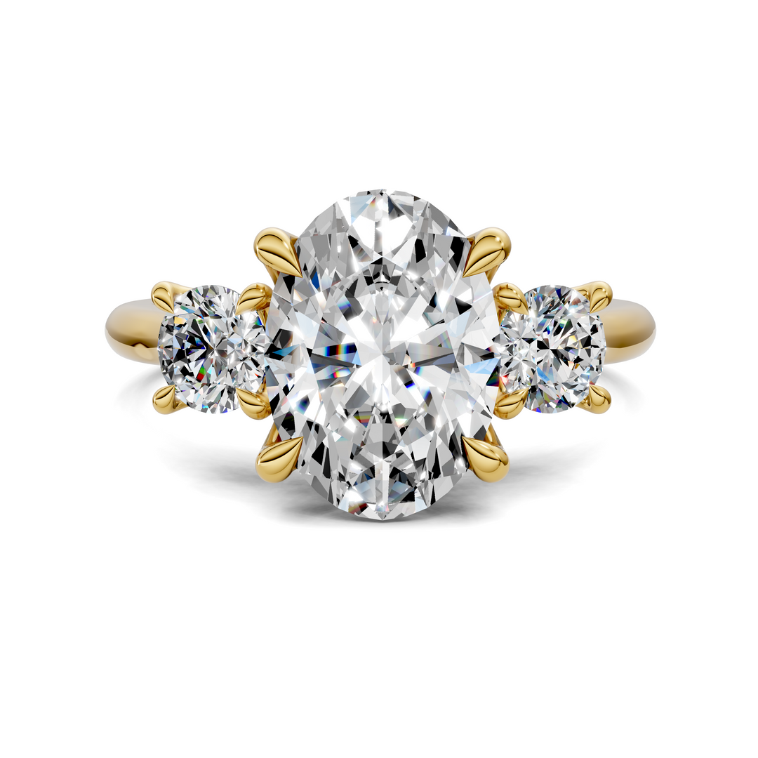 Taryn Three Stone Ring Setting