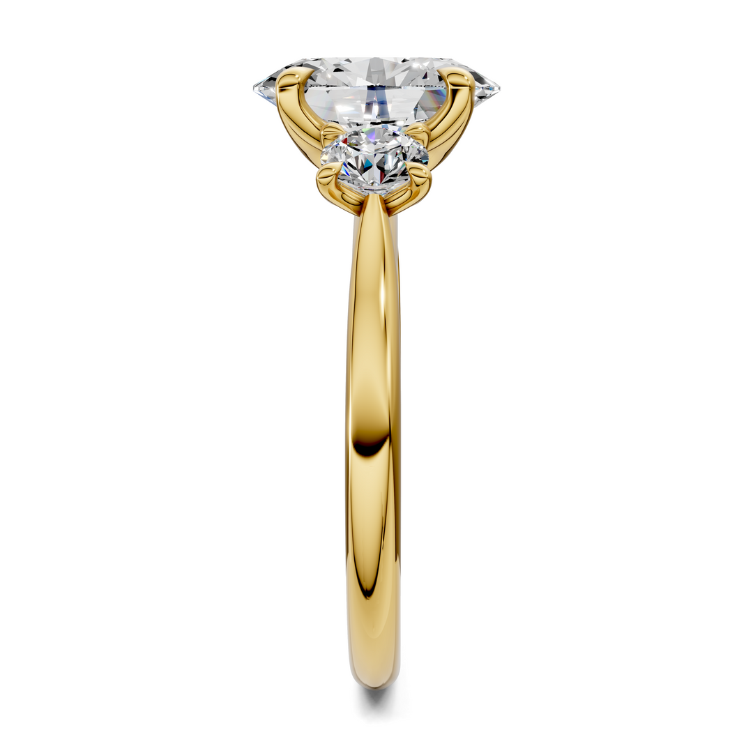 Taryn Three Stone Ring Setting
