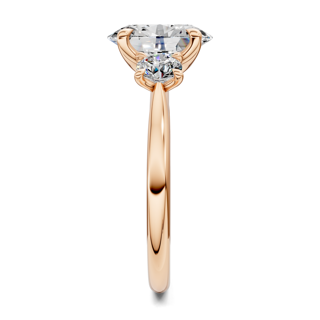 Taryn Three Stone Ring Setting