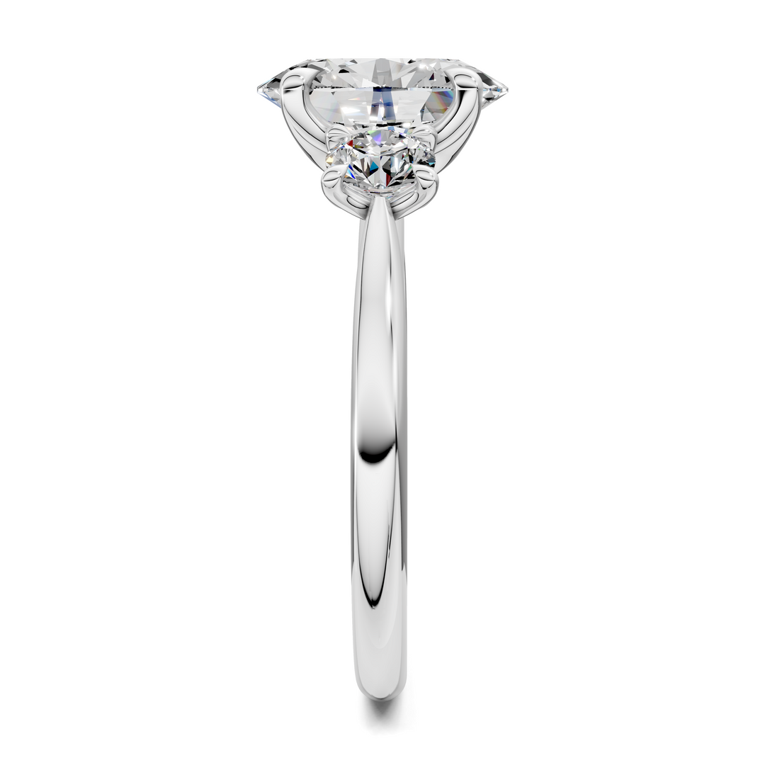 Taryn Three Stone Ring Setting