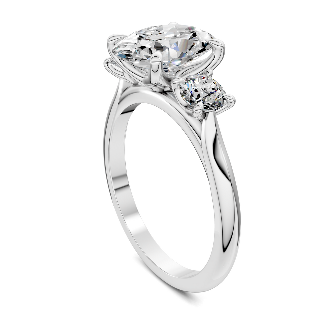 Taryn Three Stone Ring Setting