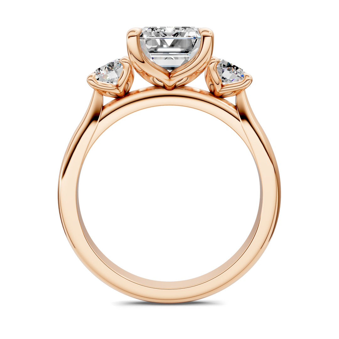 Taryn Three Stone Ring Setting