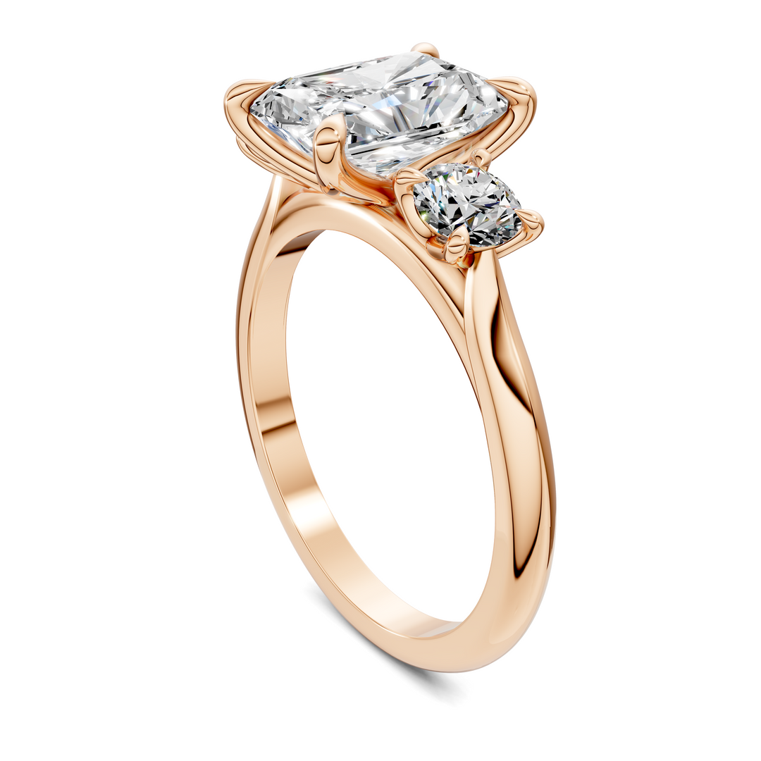 Taryn Three Stone Ring Setting