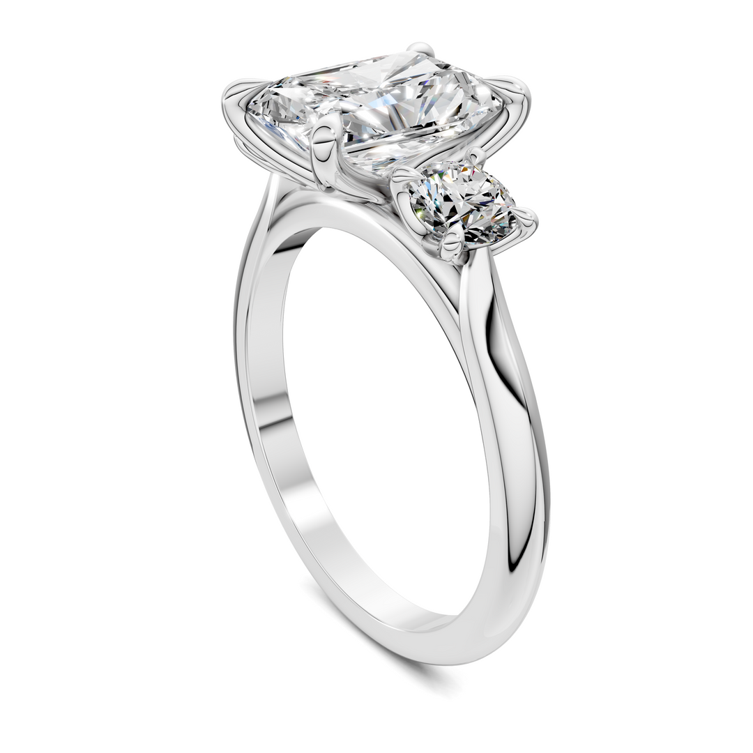 Taryn Three Stone Ring Setting