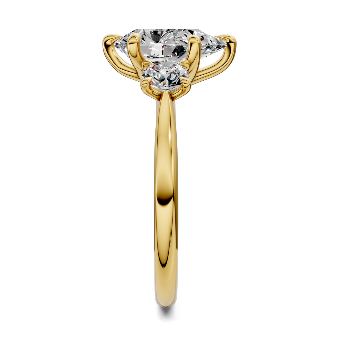Taryn Three Stone Ring
