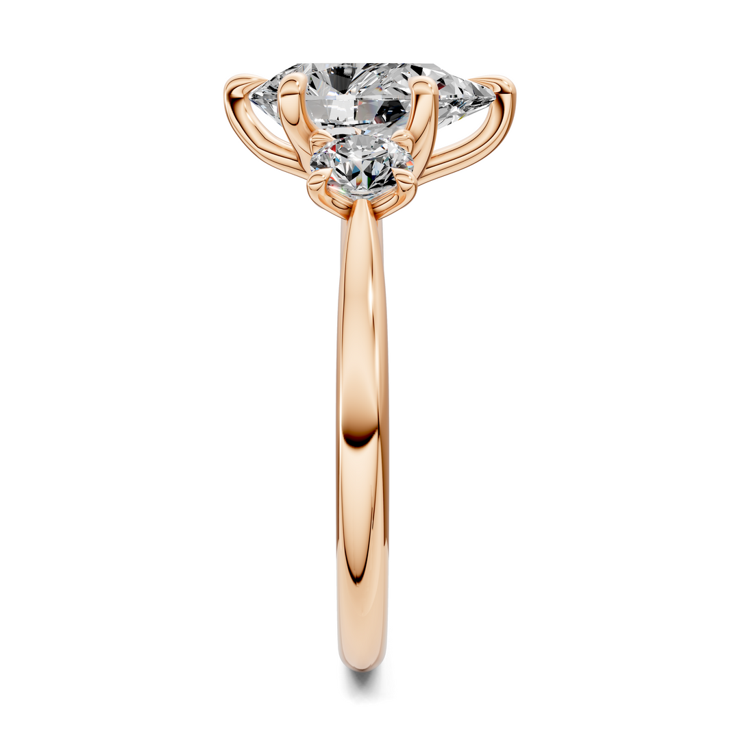Taryn Three Stone Ring