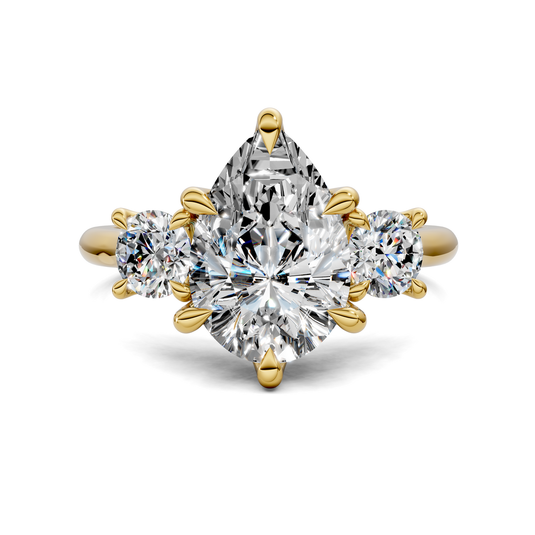 Taryn Three Stone Ring