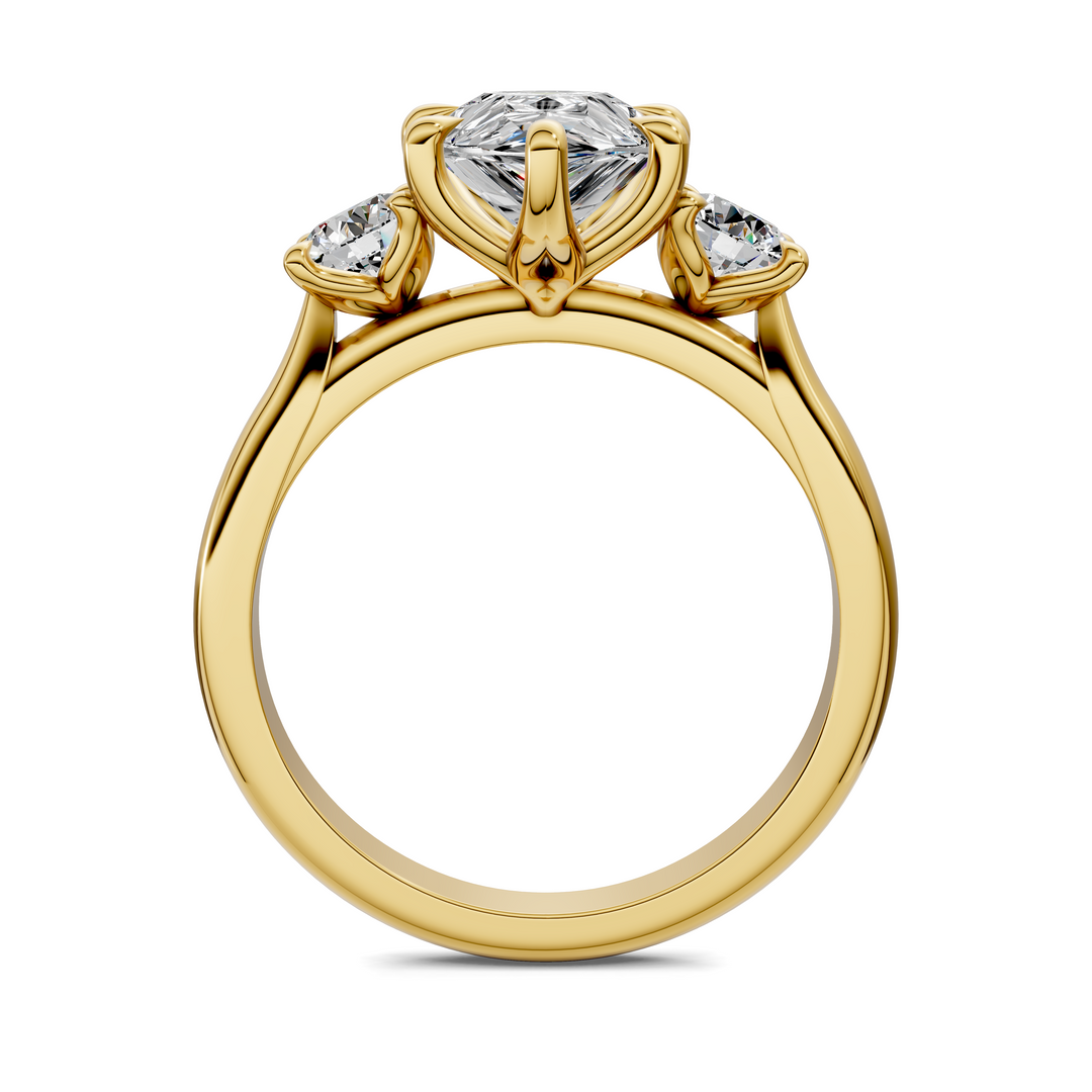 Taryn Three Stone Ring