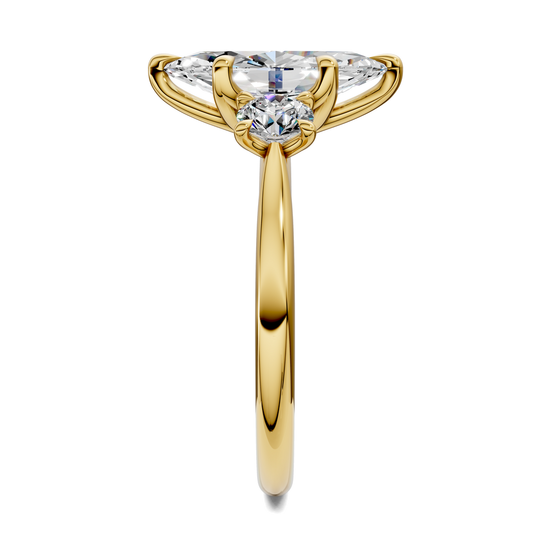 Taryn Three Stone Ring