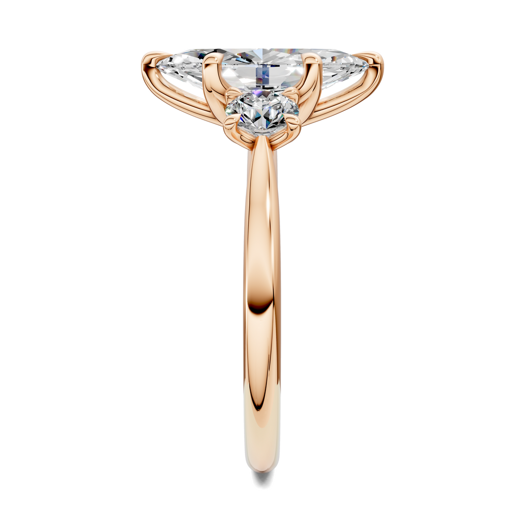 Taryn Three Stone Ring