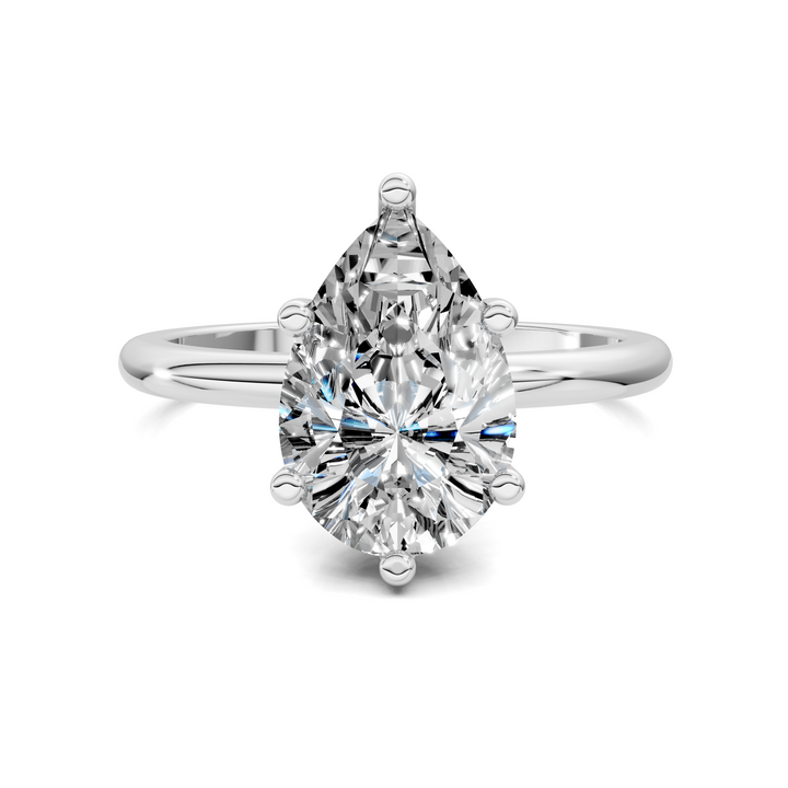Callie Hidden Halo Solitaire Ring