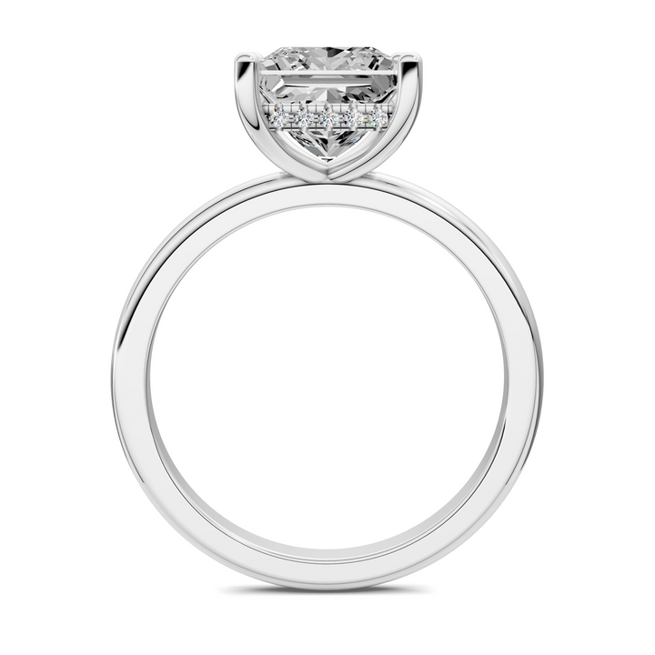 Callie Hidden Halo Solitaire Ring Setting