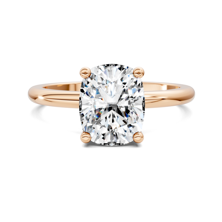 Callie Hidden Halo Solitaire Ring