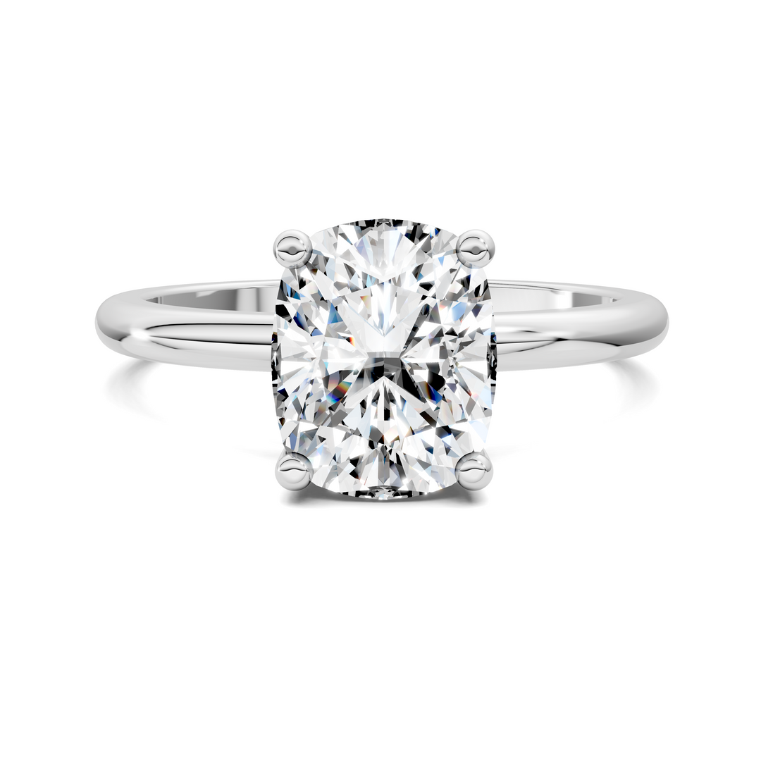Callie Hidden Halo Solitaire Ring Setting
