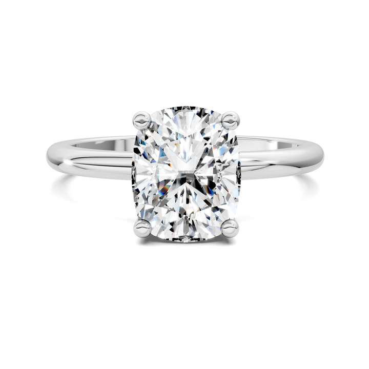 Callie Hidden Halo Solitaire Ring Setting