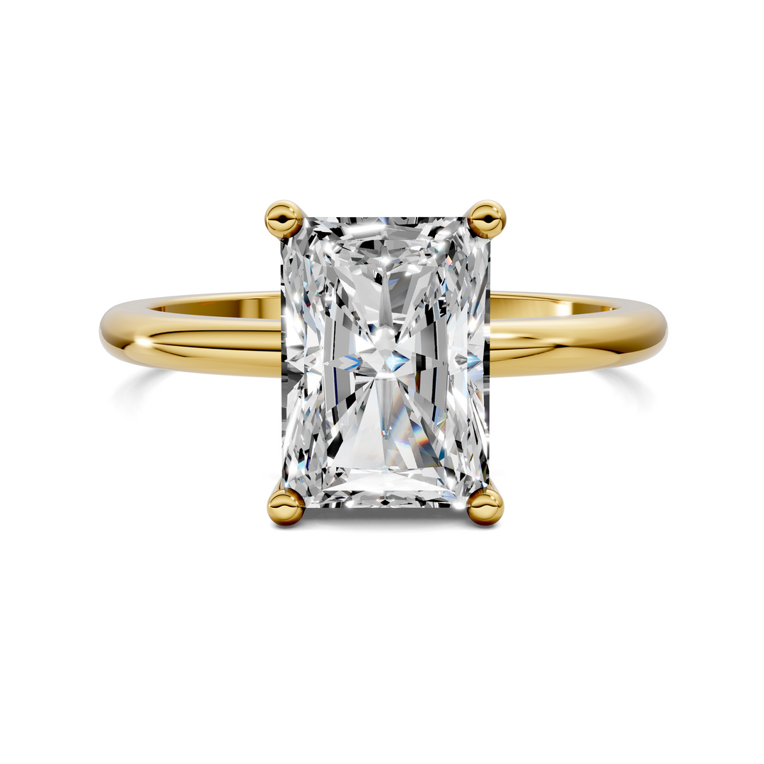 Callie Hidden Halo Solitaire Ring Setting