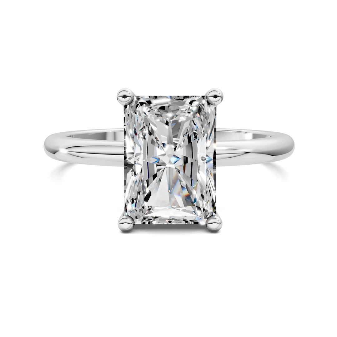 Callie Hidden Halo Solitaire Ring Setting