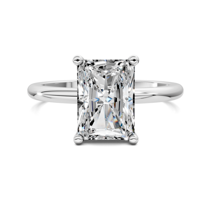 Callie Hidden Halo Solitaire Ring Setting
