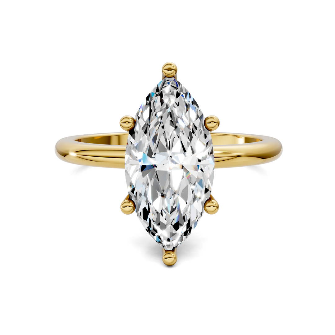Callie Hidden Halo Solitaire Ring