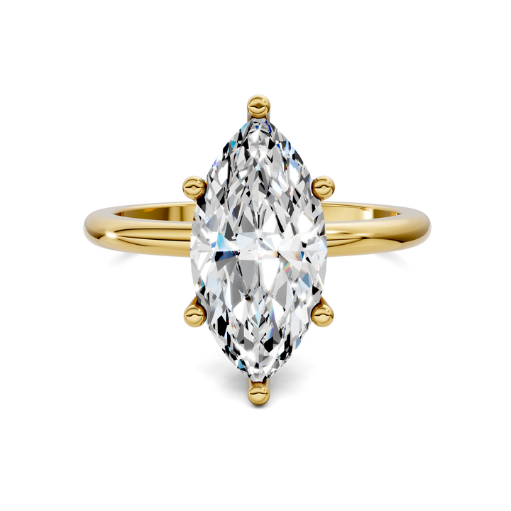 Callie Hidden Halo Solitaire Ring