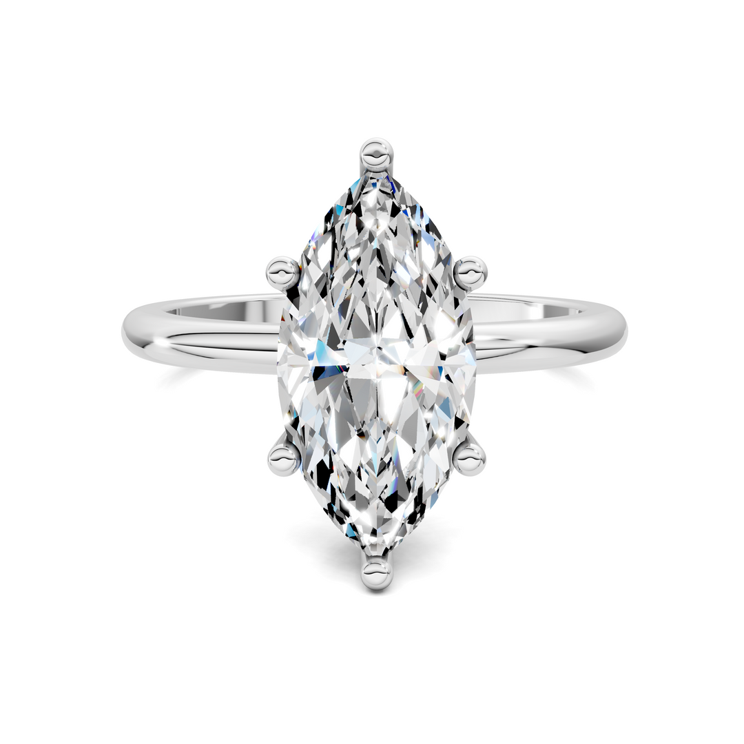 Callie Hidden Halo Solitaire Ring