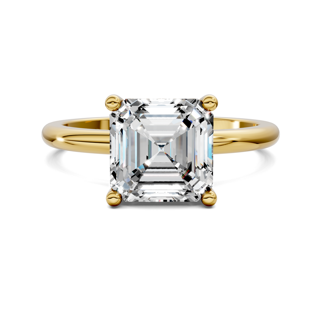 Callie Hidden Halo Solitaire Ring Setting