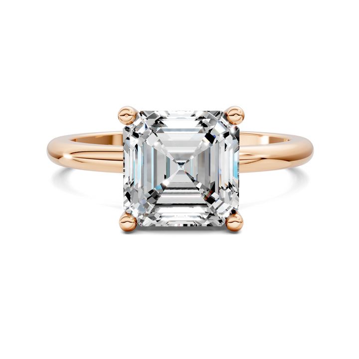 Callie Hidden Halo Solitaire Ring