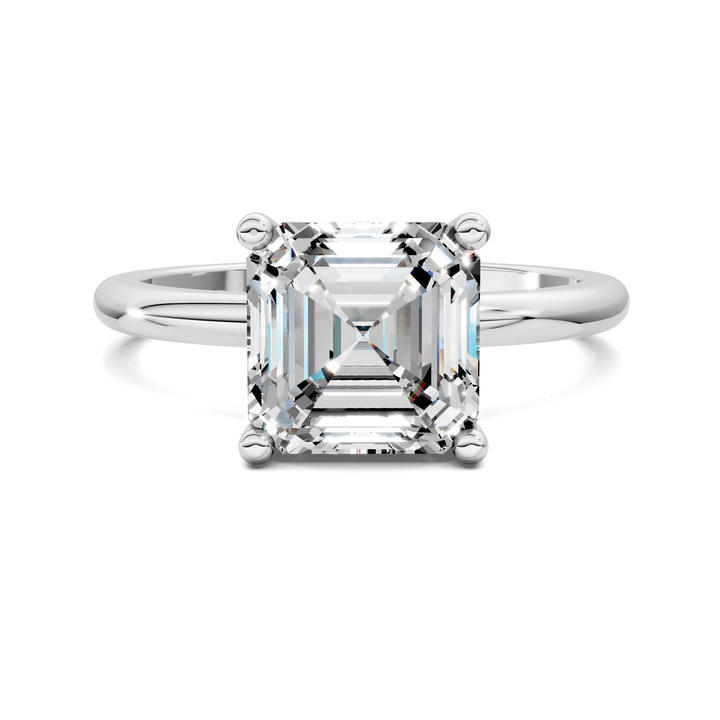 Callie Hidden Halo Solitaire Ring