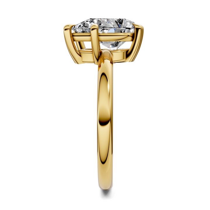 Annie Angled Solitaire Ring