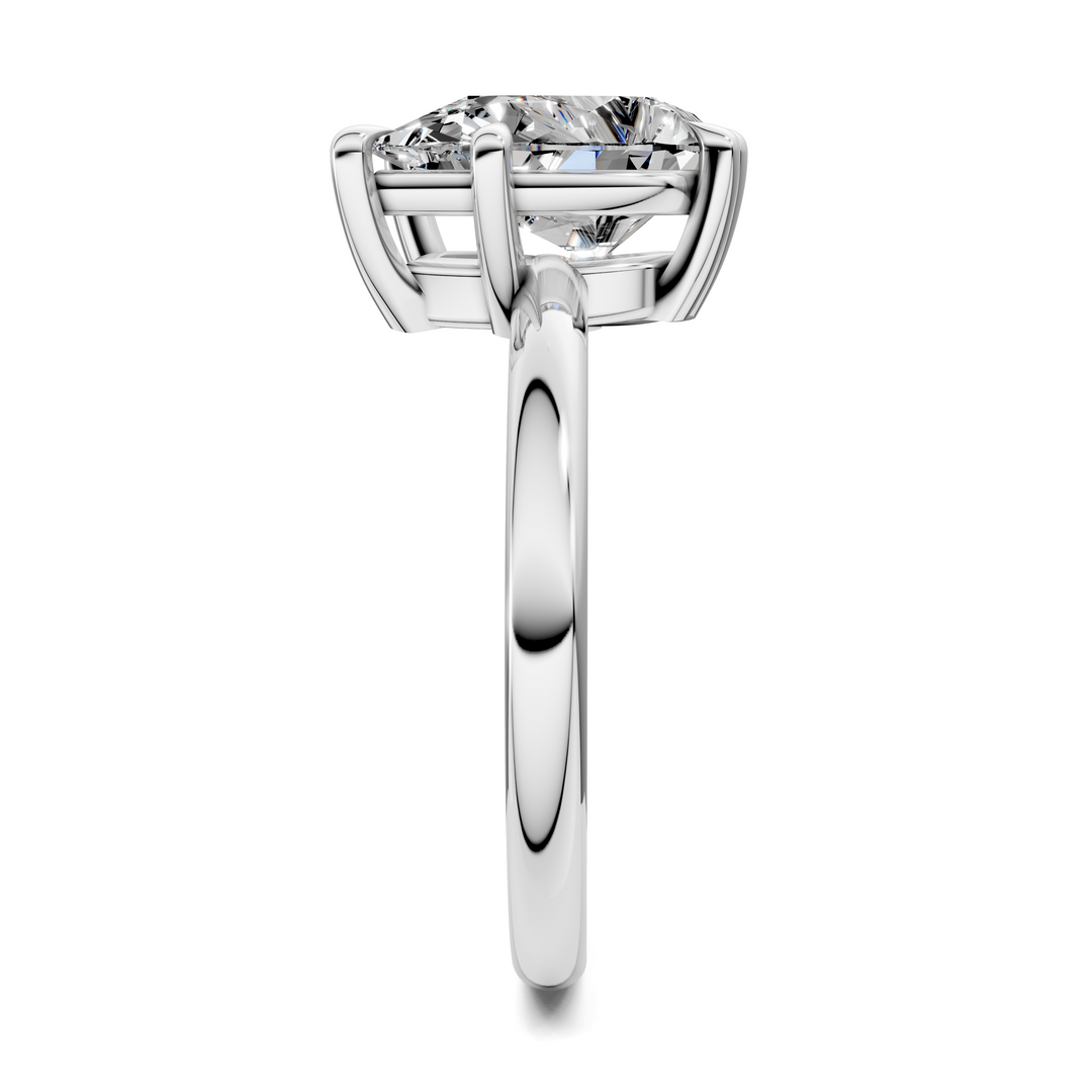 Annie Angled Solitaire Ring