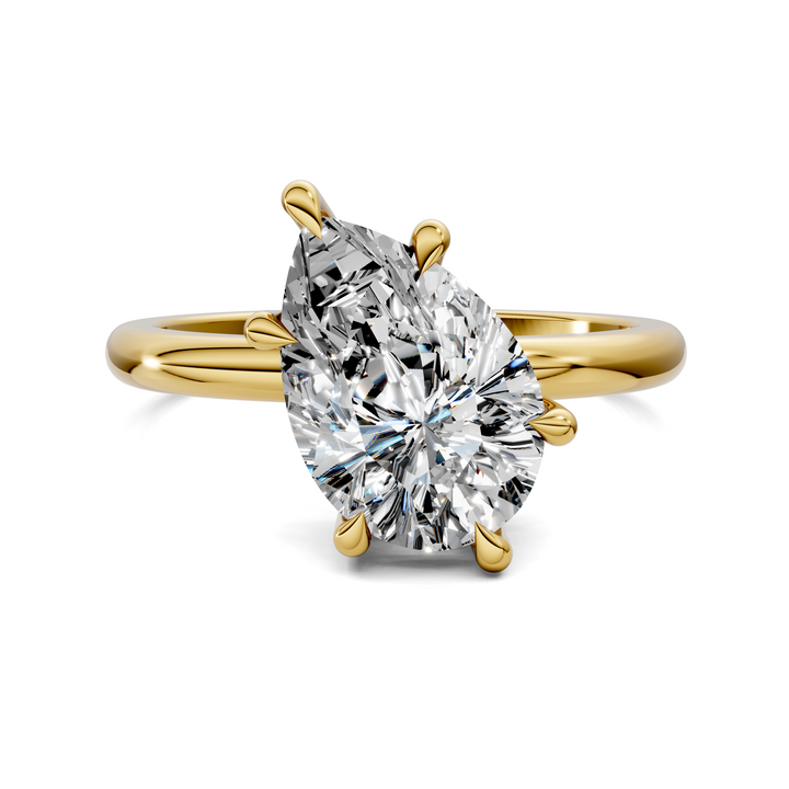 Annie Angled Solitaire Ring