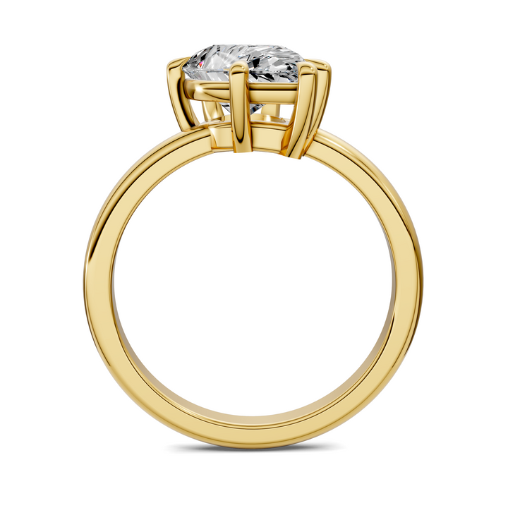 Annie Angled Solitaire Ring
