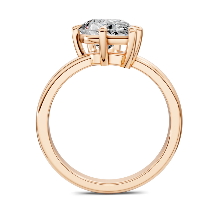 Annie Angled Solitaire Ring