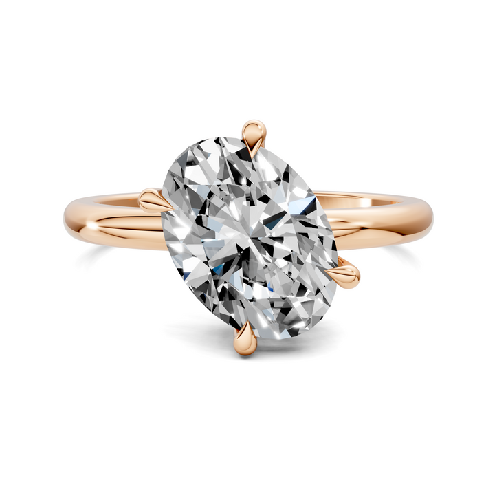 Annie Angled Solitaire Ring