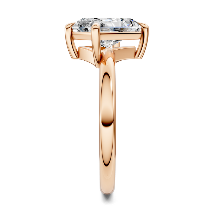 Annie Angled Solitaire Ring