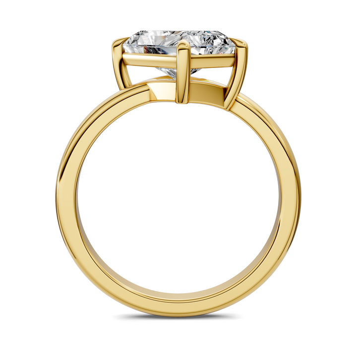Annie Angled Solitaire Ring