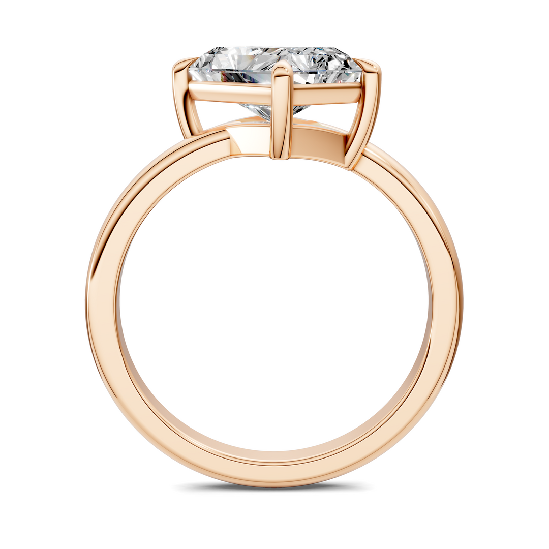 Annie Angled Solitaire Ring