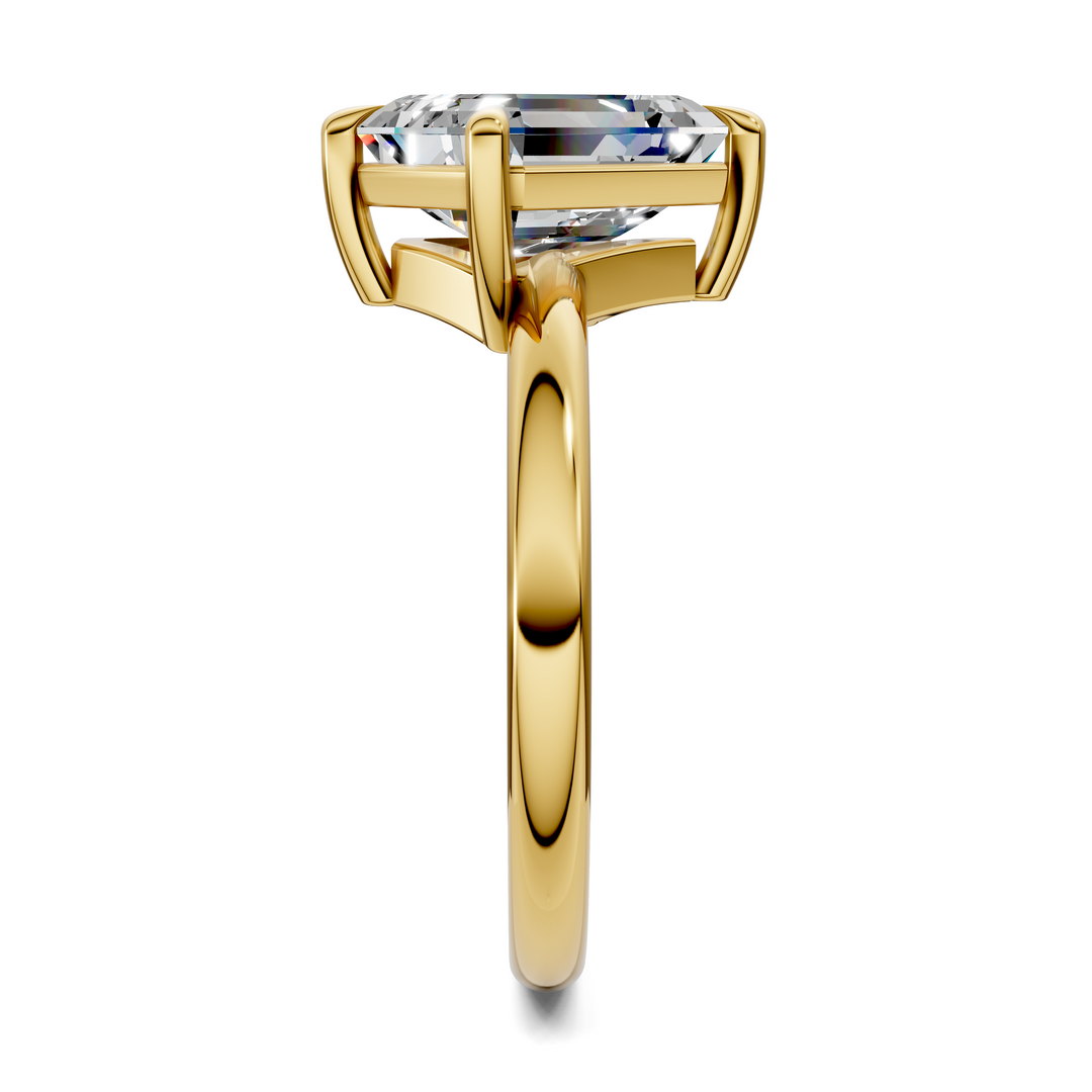 Annie Angled Solitaire Ring